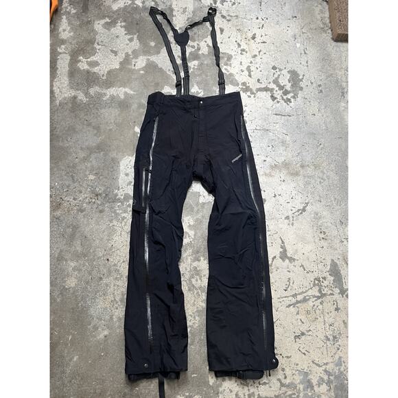 Patagonia CSS Ski Snowboard Pants Black Women's Full Zip Lined 36x34 No Tags - Picture 2 of 9